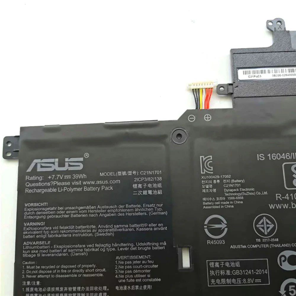 C21N1701 Compatible Asus VivoBook S14 S406UA-GS8202T,K406UA-BM229T Laptop Battery - Image 2