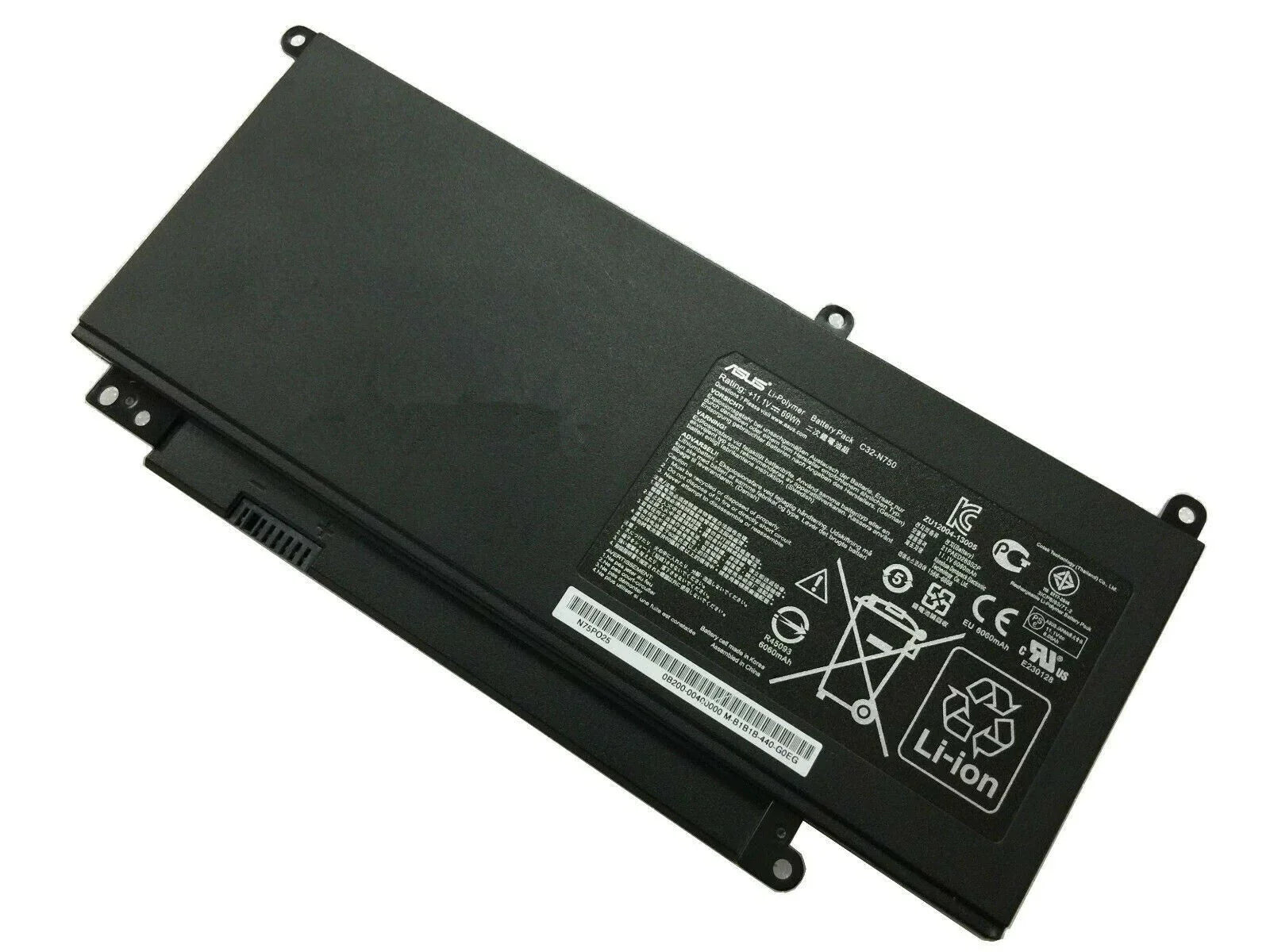 Compatible C32-N750 Asus N750JV-T4069H, N750JV-T4082D, N750JV-T4083H, N750JV-T4089H Laptop Battery