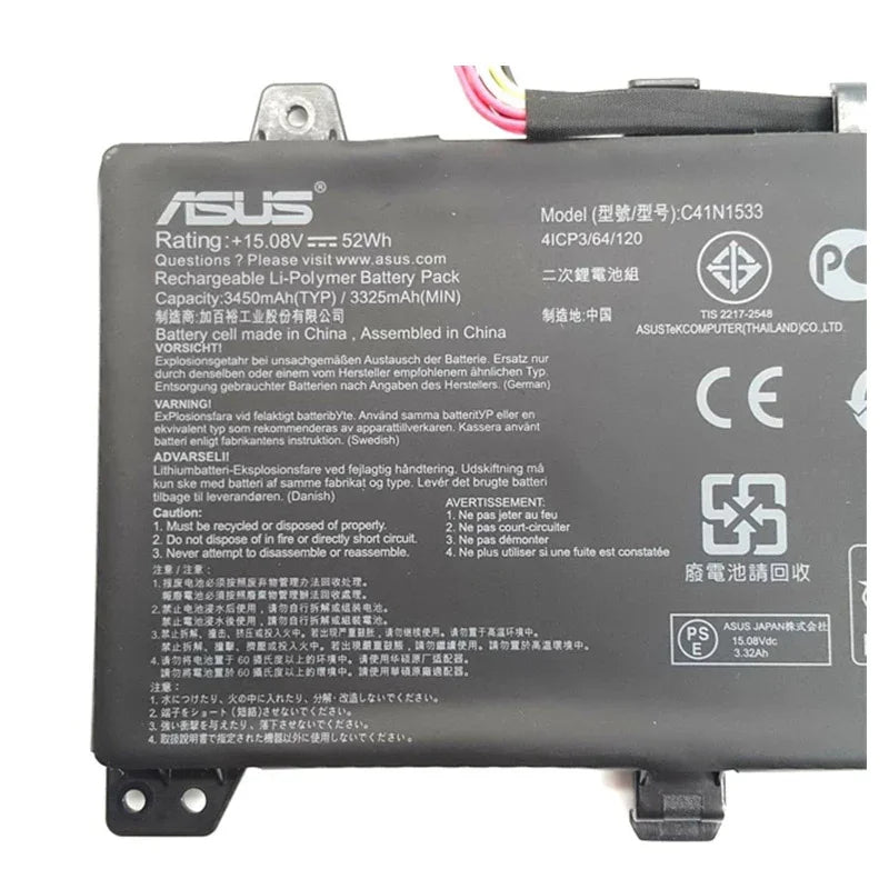 Compatible C41N1533 Asus Q524U Series Laptop Battery - Image 2