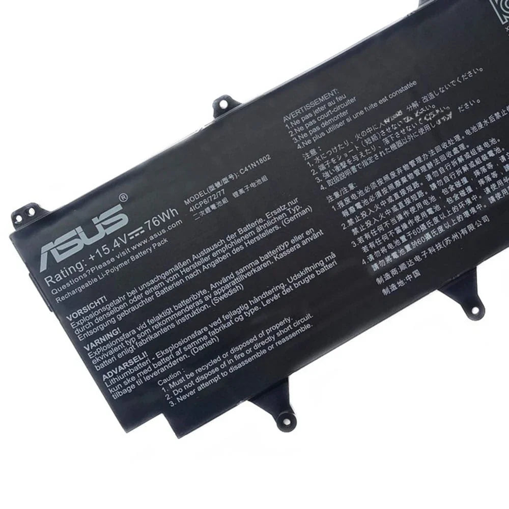 C41N1802 Compatible Asus ROG Zephyrus S GX735GVR-EV015T, ROG Zephyrus S GX735GXR-E026R Laptop Battery - Image 2
