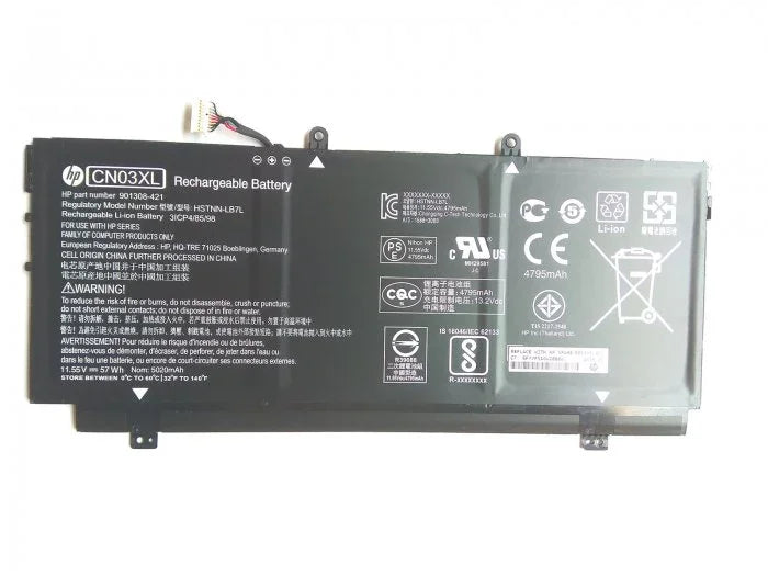 Compatible CN03XL HP Envy 13-AB054NA Y3W18EA, HSTNN-LB7L CN03057XL 901308-421 Laptop Battery