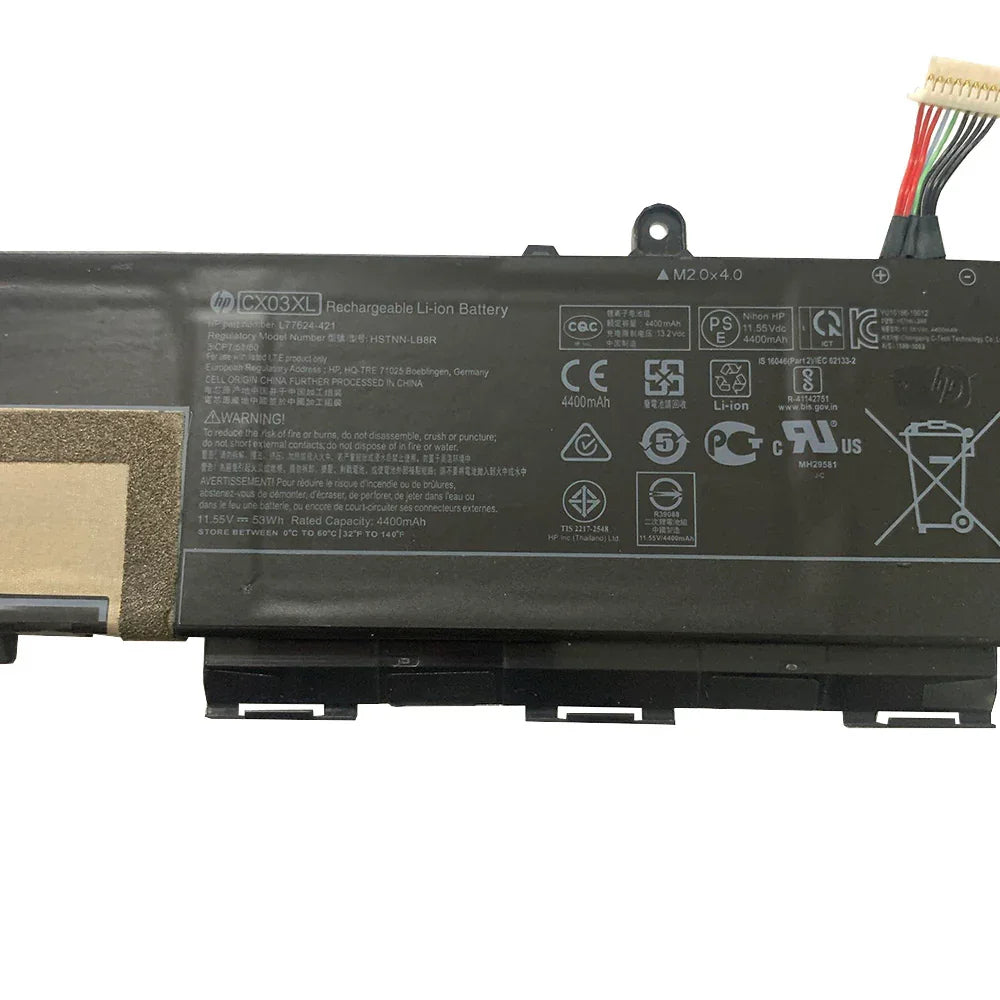 Compatible CX03XL 11.55V 4400mAh Laptop Battery For HP L77624-421 HSTNN-LB8R L78551-005 - Image 2