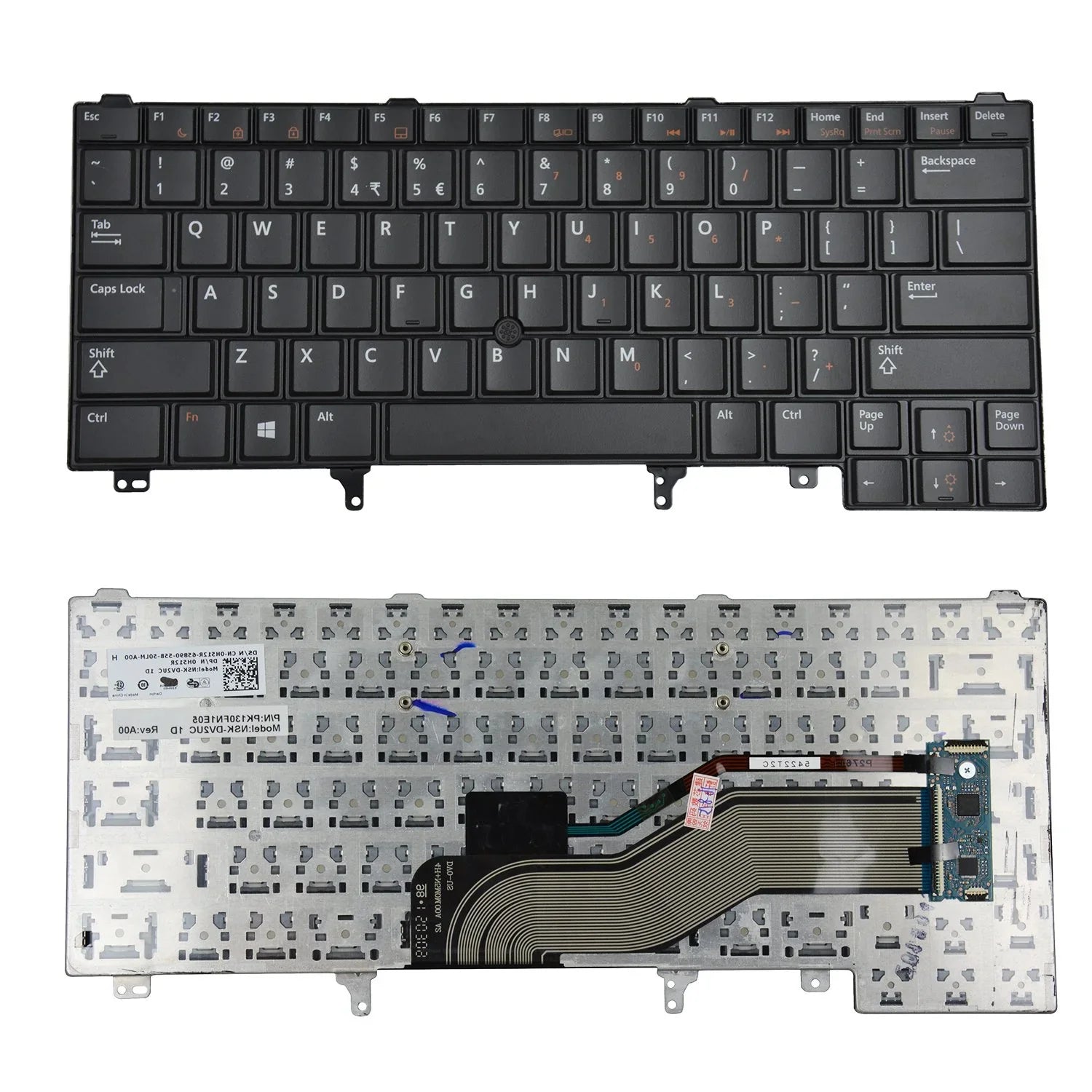 Dell Latitude E5430,6230,6330,6430,6430 ATG and 6430s layout Black color - Image 2