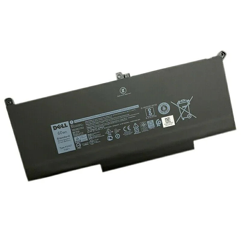 Dell Latitude E7280, E7480, E7290, E7380, E7390, E7490 and DM3WC 0DM3WC 2X39G (7.6V, 60Wh / 7500mAh, 4 Cells) Laptop Battery
