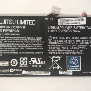 Compatible FPCBP304 Fujitsu LifeBook UH554 UH574 FPCBP410 FMVNBP230 Series 14.8V 48Wh Laptop Battery