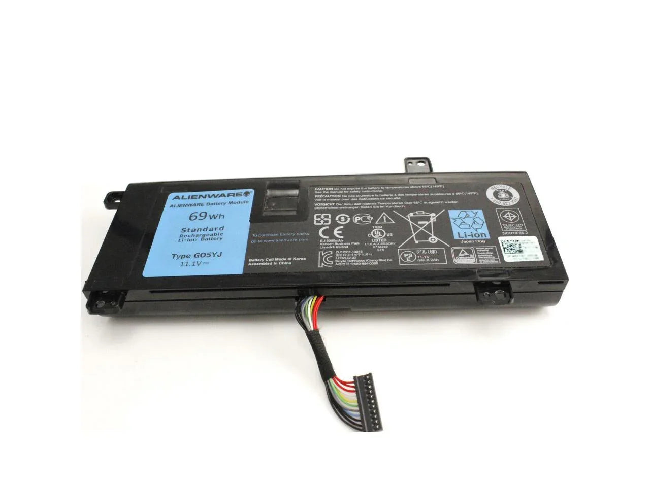 Compatible G05YJ Dell Alienware 14 A14 M14X R3 R4 G05YJ 0G05YJ Y3PN0 8X70T Laptop Battery