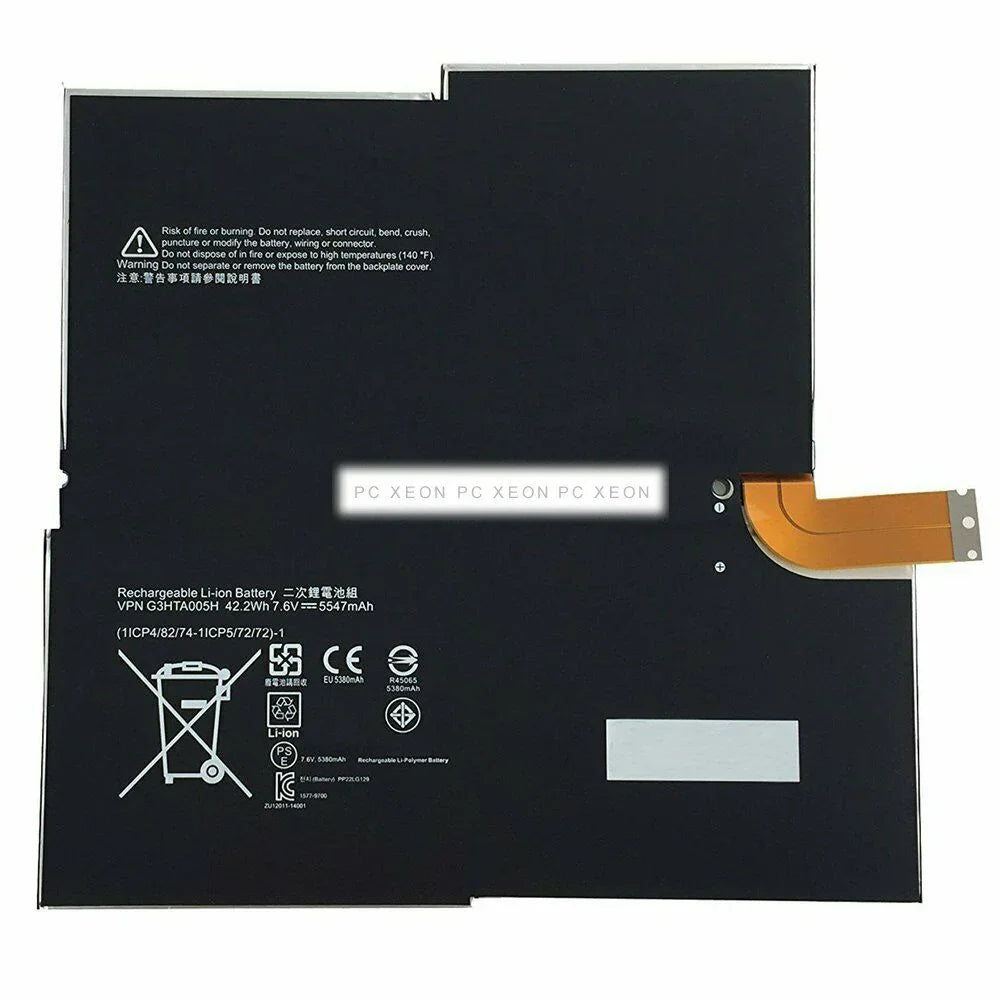 7.6V 5547mAh New Compatible G3HTA005H Laptop Battery for Microsoft Surface Pro 3 1631 G3HT MS011301-PLP22T02 G3HTA009H with tools - Image 2