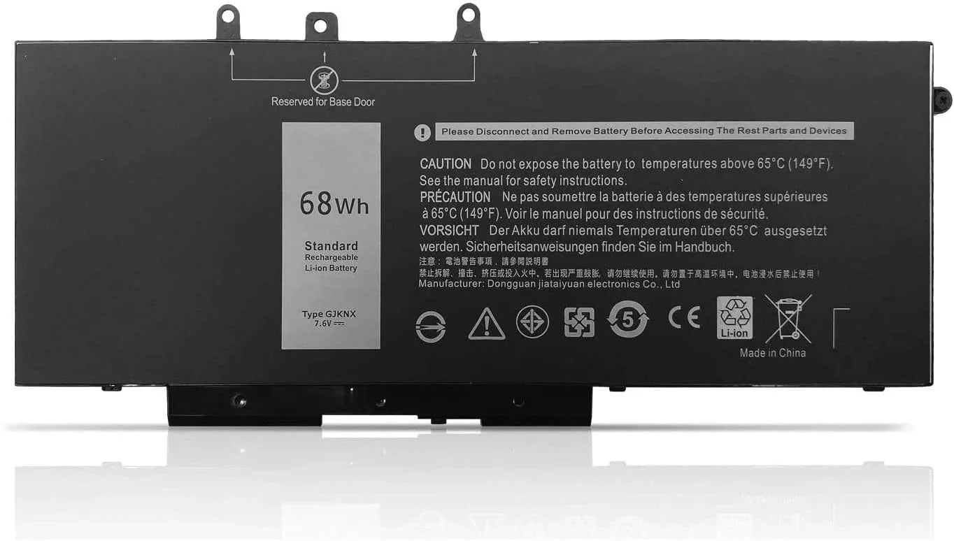 68WH GJKNX 93FTF Dell Latitude 5280 5288 5290 5480 5488 5490 Precision 15 3520 Mobile Workstation VG93N NY5PG WFWKK D4CMT 83XPC 4YFVG DJWGP DY9NT 5YHR4 Laptop Battery