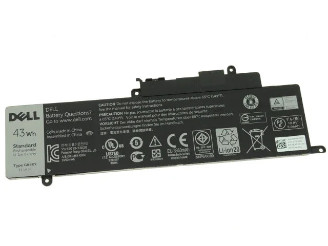 Compatible 11.1V 43wh GK5KY 04K8YH Dell Inspiron 13 7000 7347 7348 11 3147 Series Laptop Battery