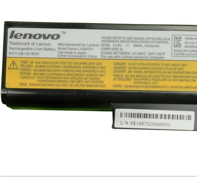 Compatible Lenovo IdeaPad Y460G Series, IdeaPad Y460N Series, IdeaPad Y460P Series L10S6Y01 Laptop Battery - Image 2