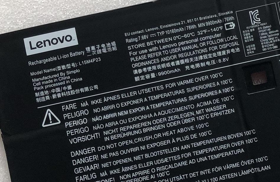 Compatible L15C4P22 L15M4P23 Lenovo Yoga 910-13IKB YOGA 5 PRO Tablet Laptop Battery - Image 2