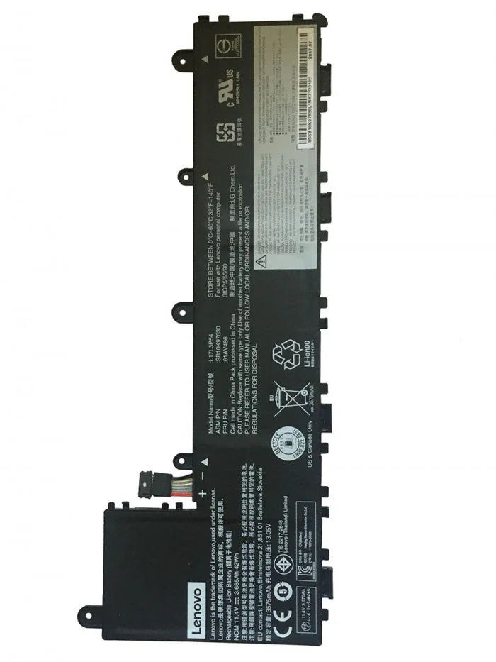 L17L3P54 Compatible Lenovo 01AV487 SB10K97631 L17L3P54 L17L3P56 01AV486 SB10K97630 Laptop Battery - Image 2