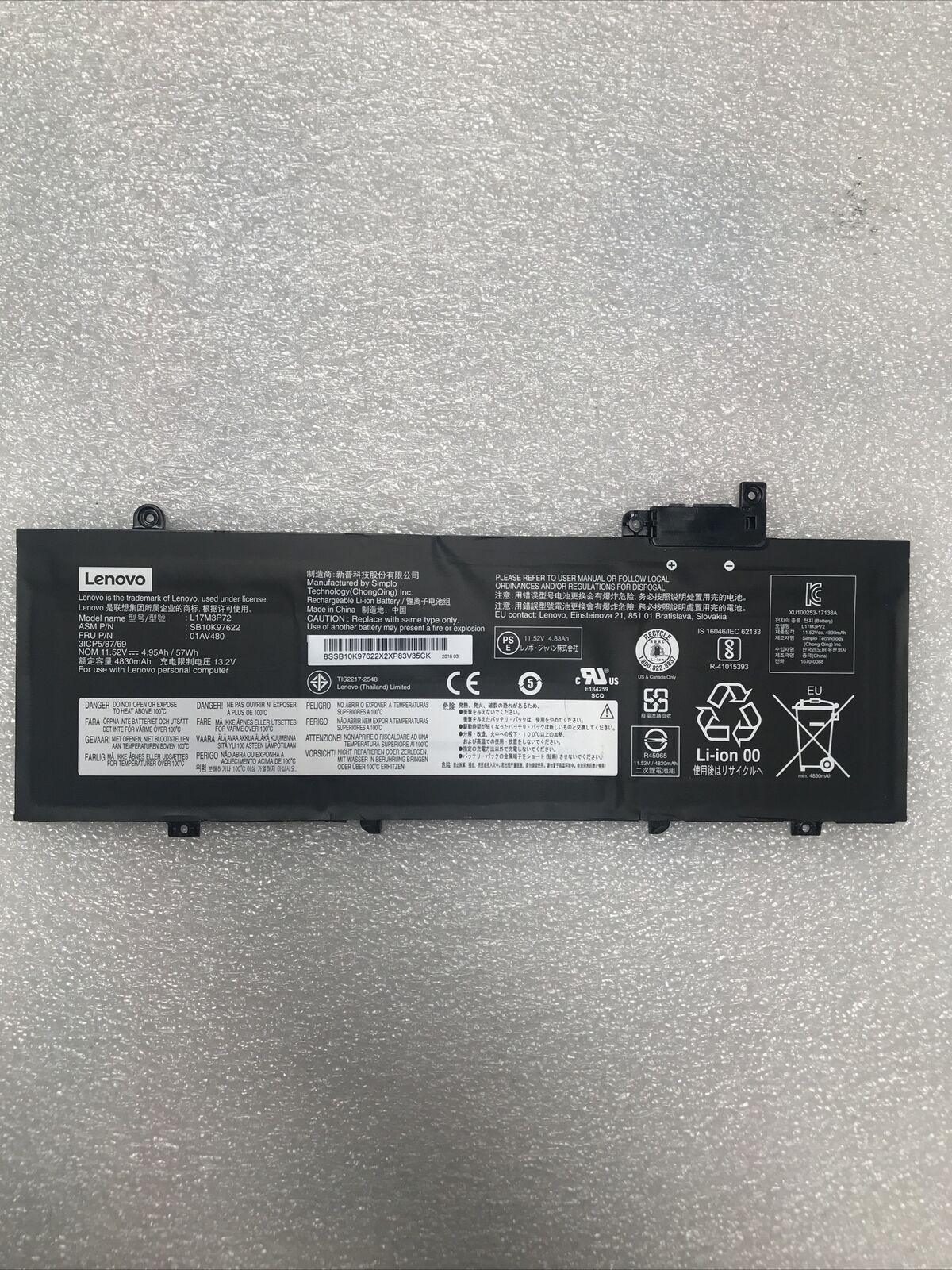 L17M3P72 Compatible Lenovo ThinkPad T480s 20L7001BAU, ThinkPad T480S-20L8S02E00-CAMPUS Laptop Battery