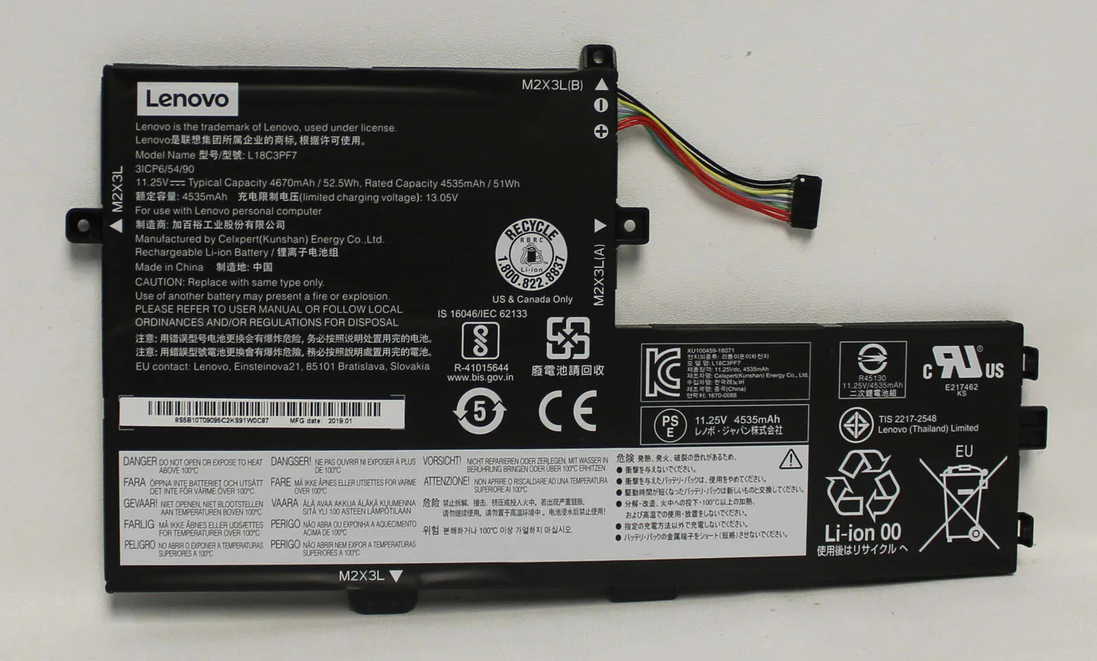 Compatible Lenovo ideapad S340-14IML/14API/14IIL/14IWL C340-15IWL/15IIL S340-15IWL/15API/15IIL Flex-15IWL Series L18M3PF7 L18C3PF7 L18M3PF6 L18C3PF6 L18L3PF2 Laptop Battery