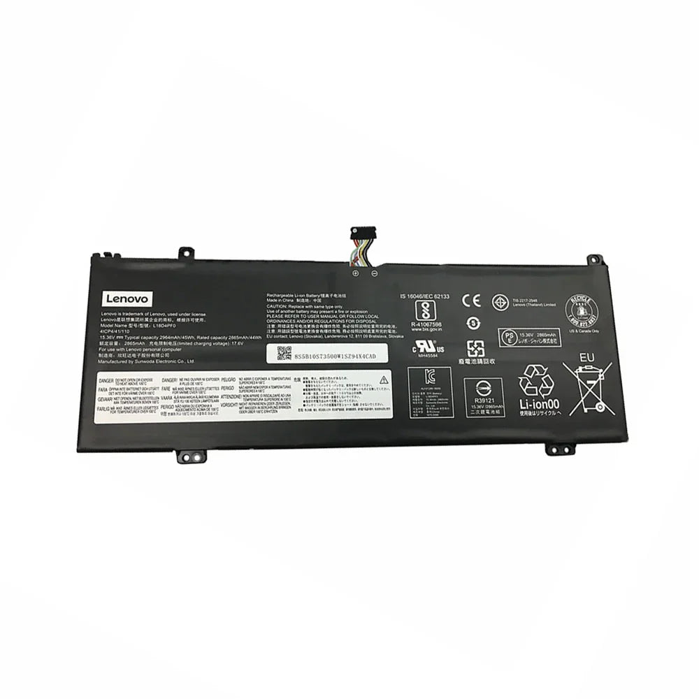 L18D4PF0 Compatible Lenovo ThinkBook 13s-20R9006YMH, ThinkBook 13s-IML-20RR005JAU Laptop Battery