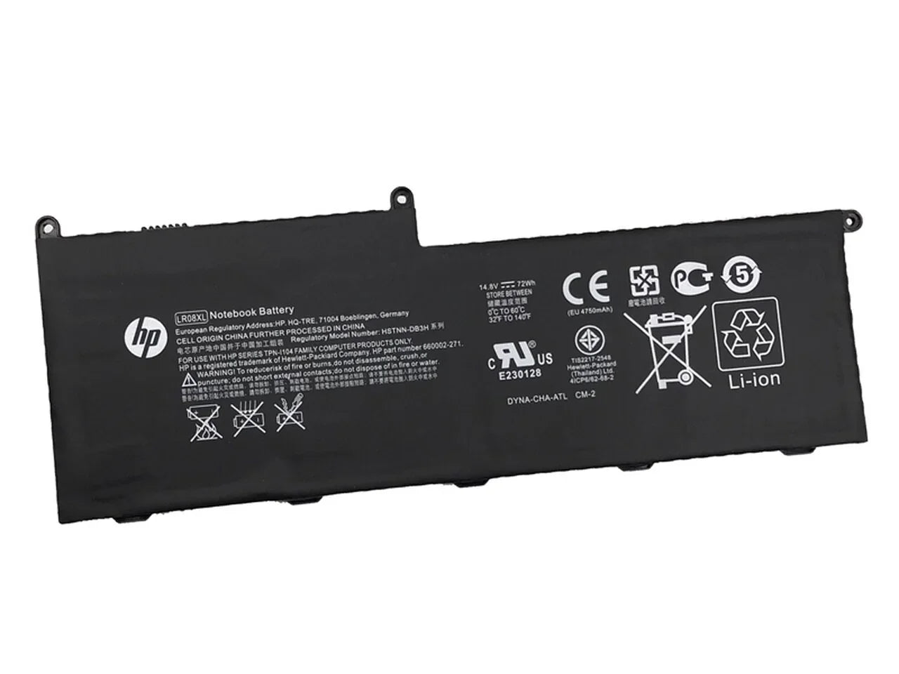 Compatible LR08XL HP Envy 15-3000, 15-3015TX, 15-3019TX, 660152-001 Laptop Battery