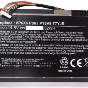 8P6X6 P06T PT6V8 T7YJR Dell Alienware M11x M14x R1 R2 R3 08P6X6 Laptop Battery