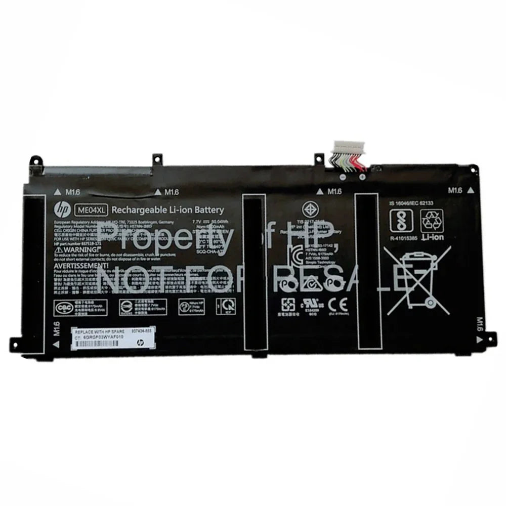 Compatible ME04XL HP Elite x2 1013 G3(2TS94EA), Elite x2 1013 G3(2TT12EA), ME04050XL 937519-1C1 Laptop Battery