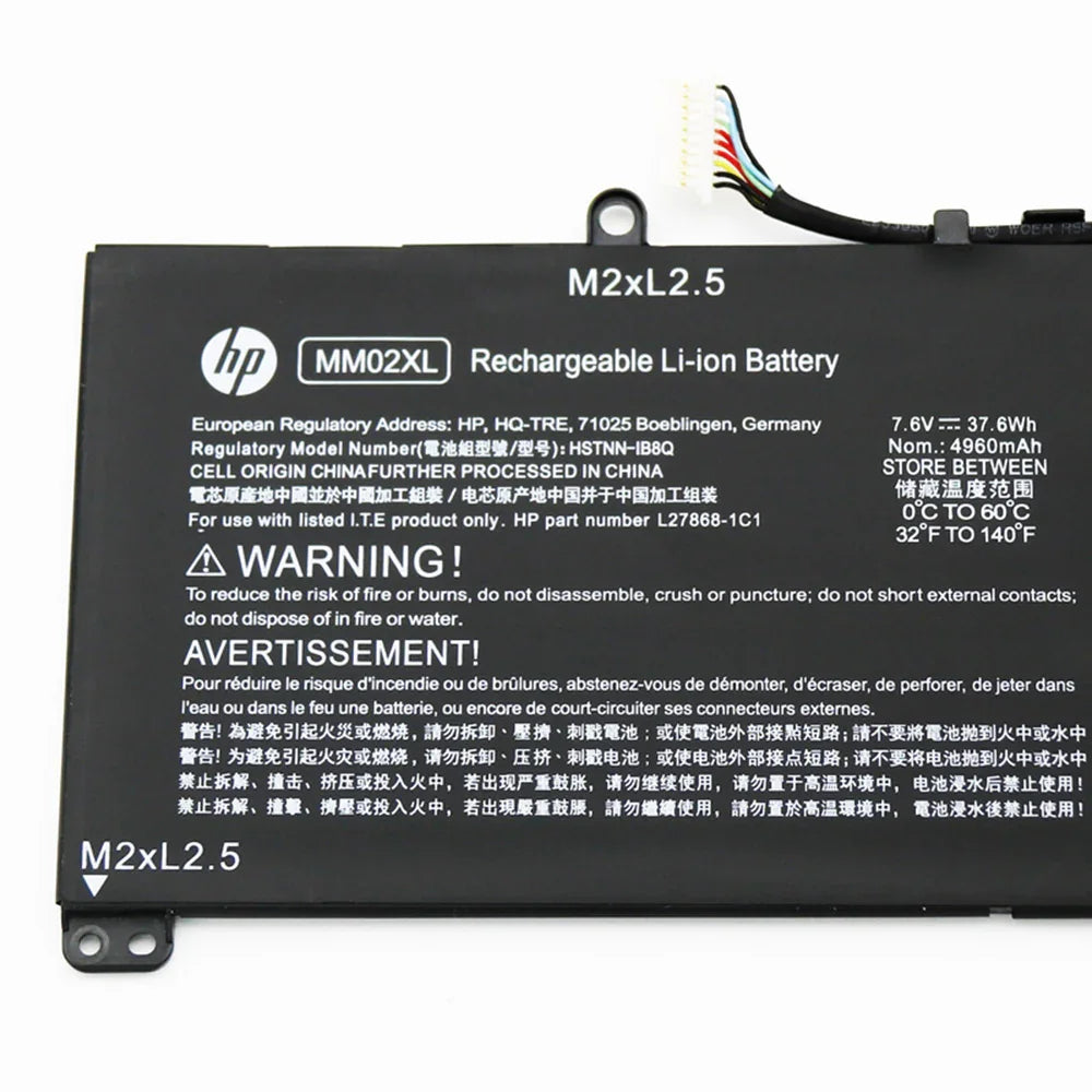 Compatible MM02XL HP Pavilion 13-AN0007TU, Pavilion 13-AN0047TU HSTNN-DB8U HSTNN-IB8Q Laptop Battery - Image 2