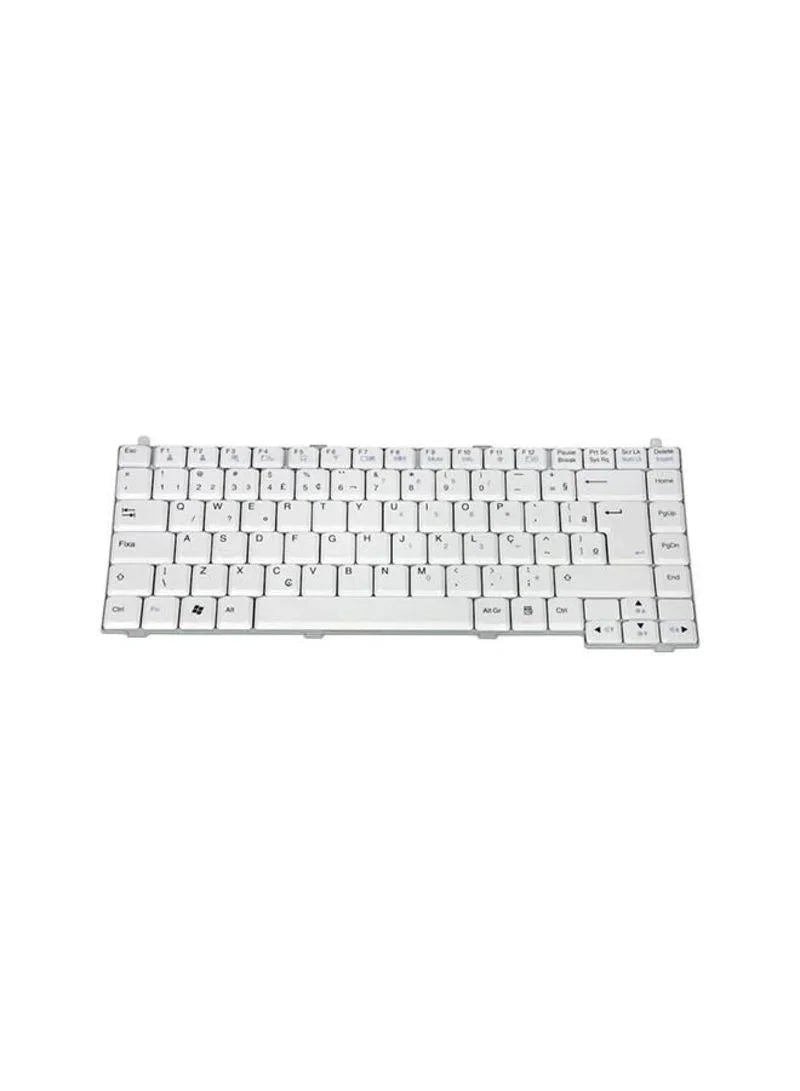 LG X140 - XB140 - XD140 White Replacement Laptop Keyboard