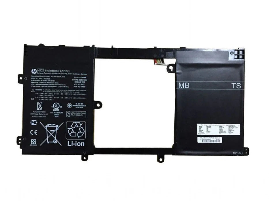 Compatible HP NB02 NB02028XL HSTNN-DB5K HSTNN-YB5K 726241-2C1 726596-001 726596-005 Laptop Battery