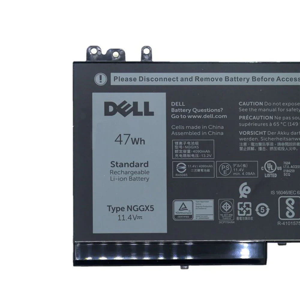 11.4V 47Wh Compatible NGGX5 Dell Latitude 12 E5270 Latitude 5270 RDRH9 Computer Laptop Battery - Image 2
