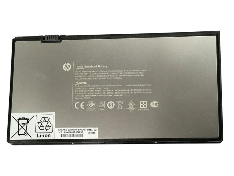 Compatible 11.1V 53Wh NK06 570421-171 HP Envy 15 Series HSTNN-Q42C HSTNN-IB01 582216-171 576833-00 Tablet Battery