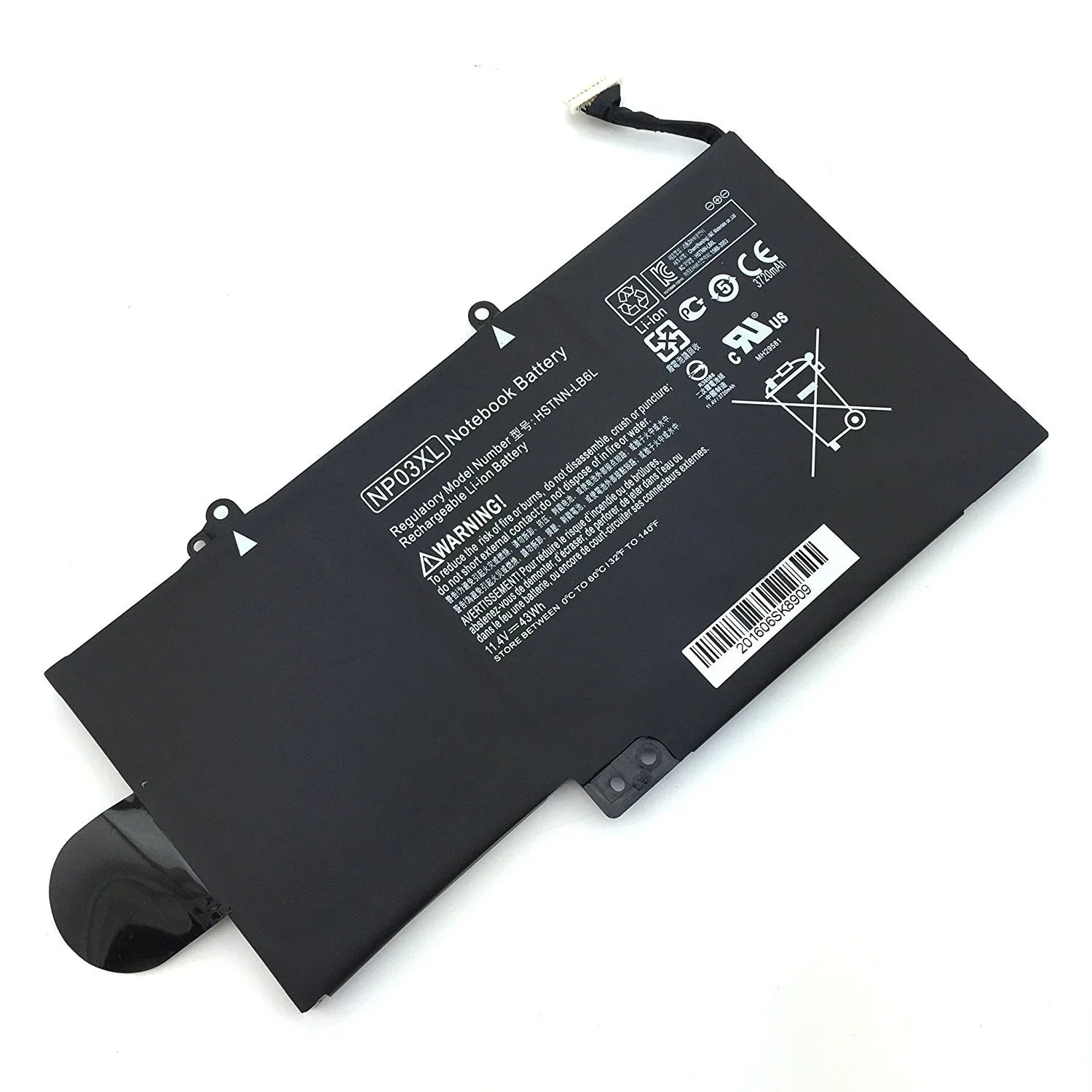 NP03XL HP Envy X360 13-A010DX, HSTNN-LB6L 760944-421 TPN-Q146 761230-005 Replacement Laptop Battery