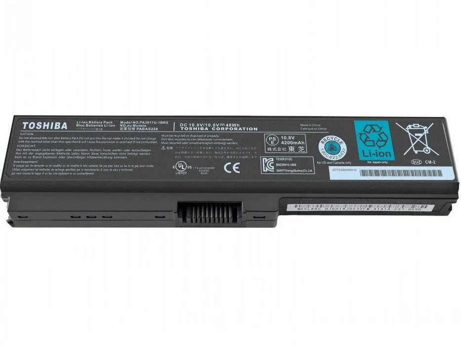 Compatible PA3817U-1BAS Toshiba Satellite L700 L730 L750 C600D A600 A655 series PA3634U-1BRS Laptop Battery