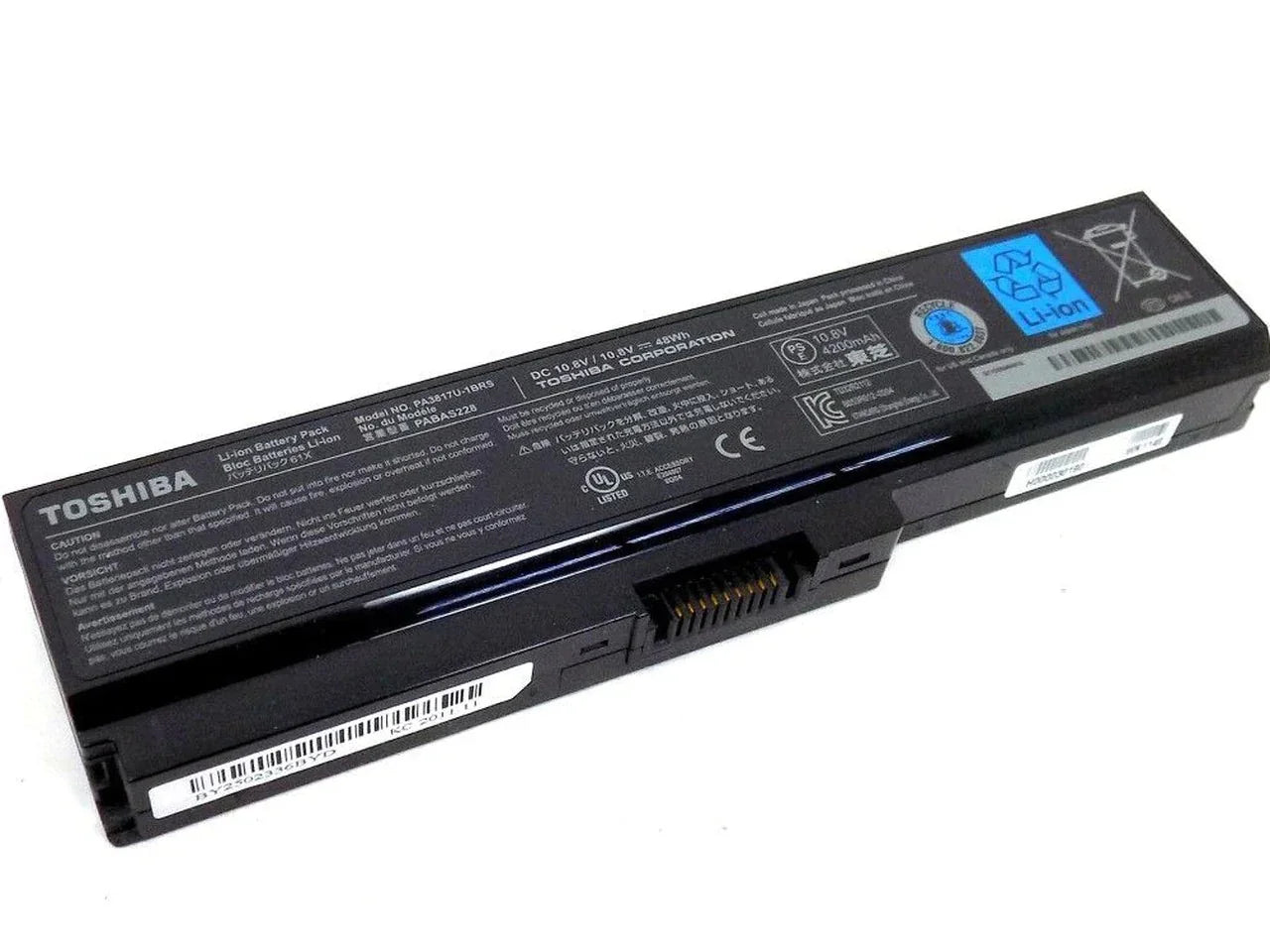 Compatible Toshiba Portege M820, Satellite C660-11Q, C660-11R, C660-11T, C660-11U, PA3817U-1BRS Laptop Battery