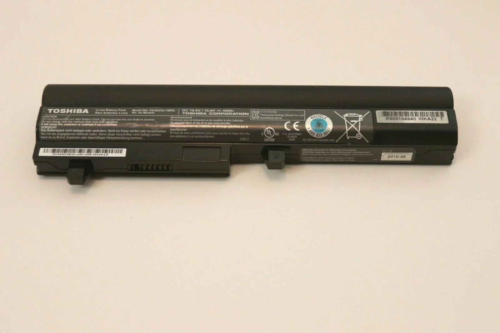 Compatible PA3835U-1BRS Toshiba Mini Nb205, Nb200 Series, Satellite NB200 Series Laptop Battery