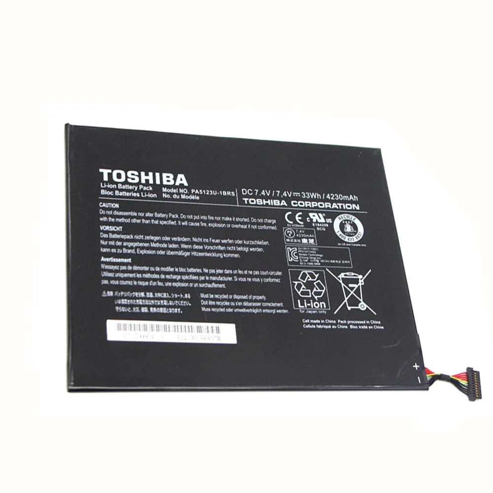 7.4V 33wh Compatible PA5123U-1BRS Toshiba EXCITE Pro AT10LE-A-108 AT300 Tablet Laptop Battery
