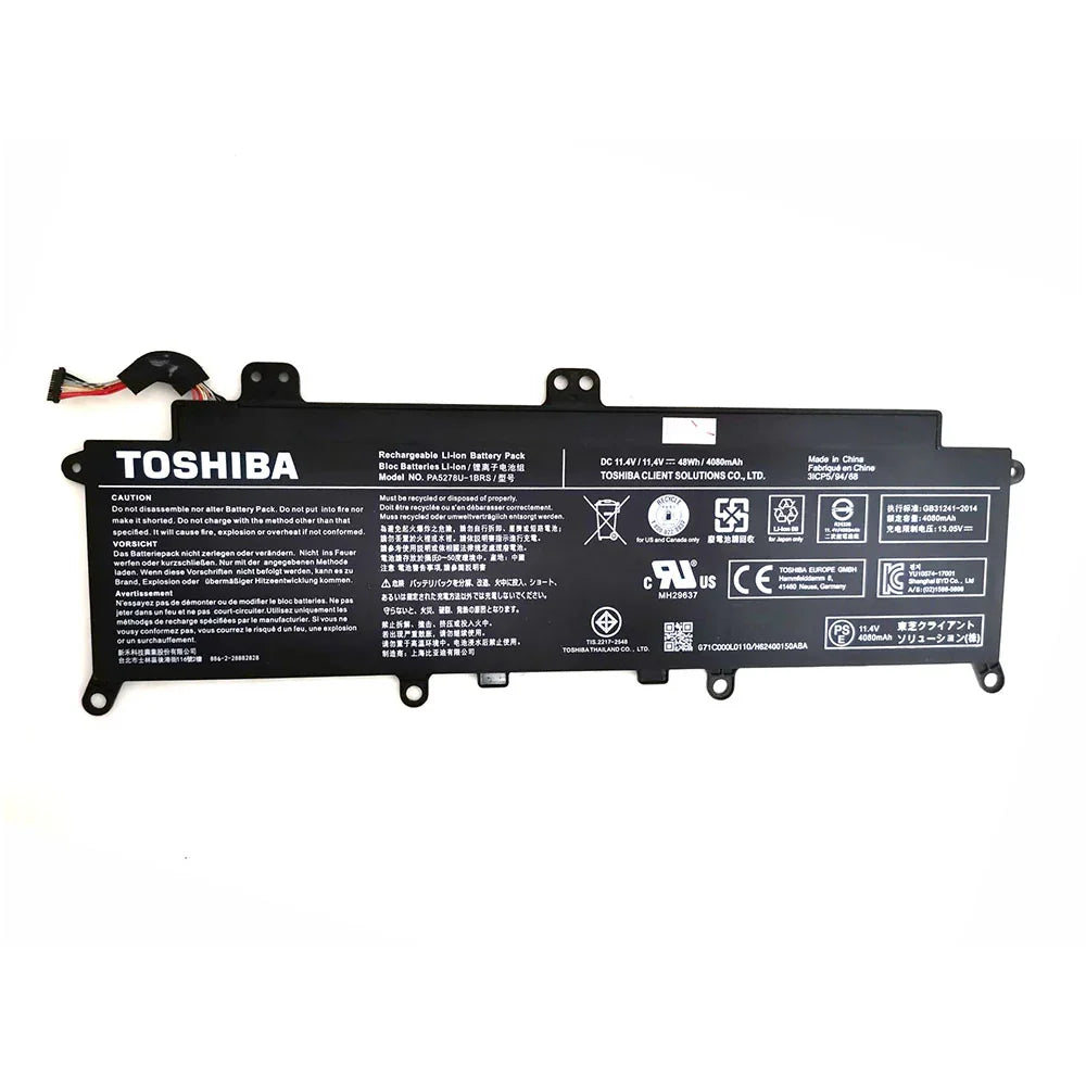 PA5278U-1BRS Compatible Toshiba Portege X30-D-119, Tecra X40-E-171, Portege X30-F-12R Laptop Battery