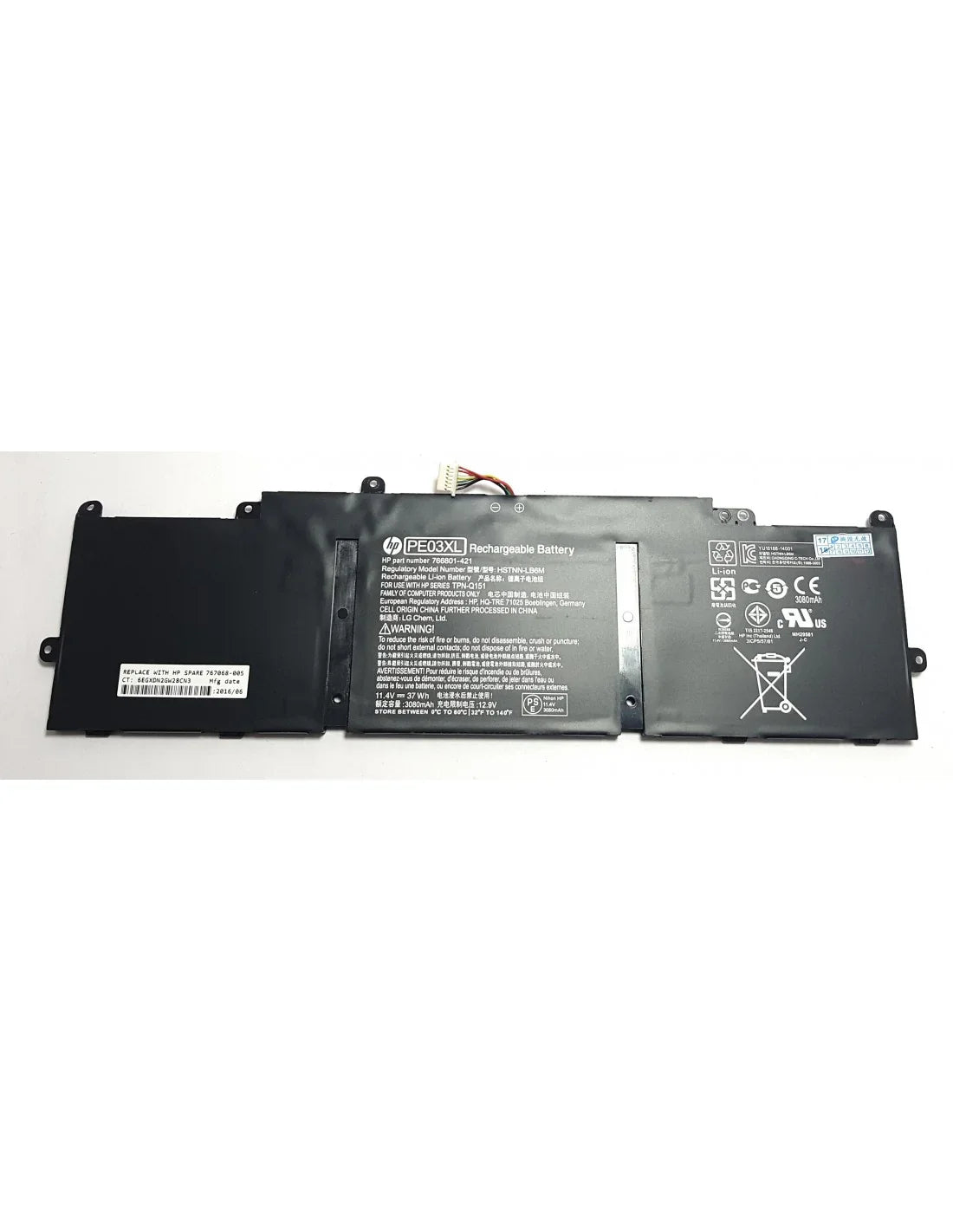 Compatible HP Chromebook 11-2200ND - 3 Cell PE03XL Laptop Notebook Battery