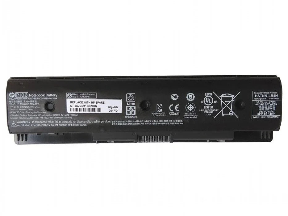 Compatible HP Envy 15 Leap Motion 17-J170CA, M6-N012DX, P106, PI06, Pi06 HSTNN-LB4N Laptop Battery