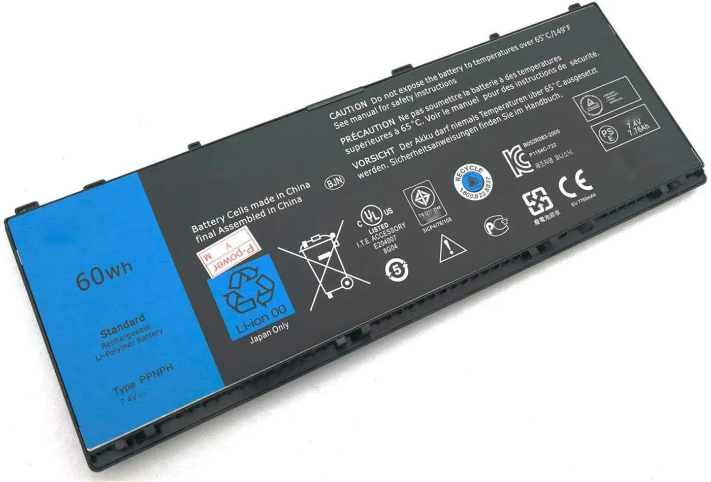 60Wh Dell OEM Latitude 10 (ST2) Tablet - PPNPH Replacement Laptop Battery