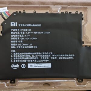 7.6V 38wh Compatible R10B01W Laptop Battery compatible with Xiaomi ml Air 12.5/in R10B01W Tablet