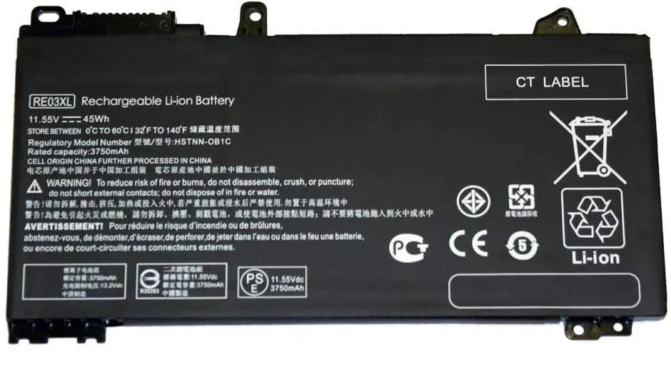 RE03XL HP Probook 430 G6, 430 G7, 440 G6, 445 G6, 440 G7, 450 G6, 450 G7 Replacement Battery
