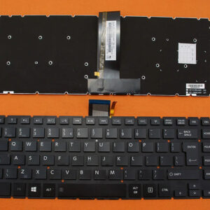 Toshiba Satellite L40-B, L40D-B, L45-B, L45D-B, L45T-B, L45T, No Frame Black Laptop Keyboard