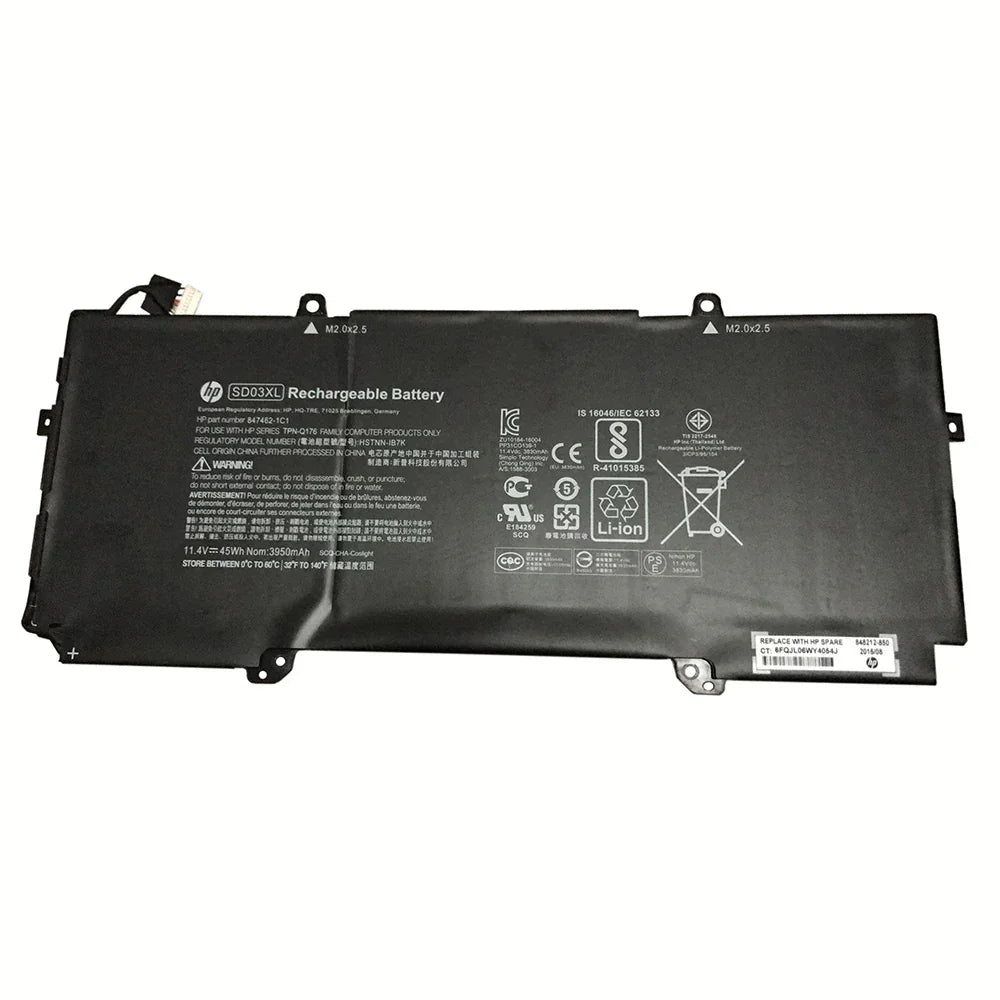 SD03XL Compatible HP Chromebook 13 G1 Series, HP Victus 15-fa 15-fa0xxx 15-fa1xxxx Laptop Battery