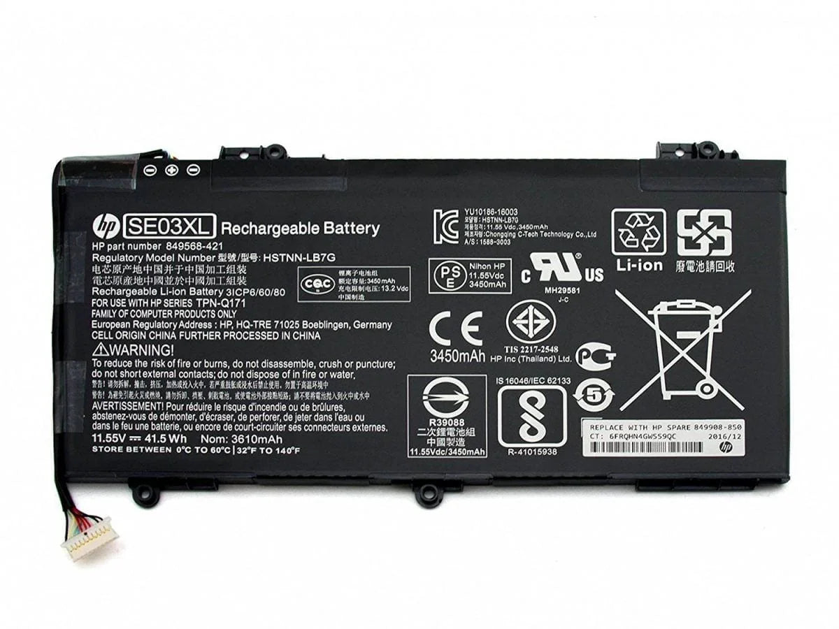 Compatible SE03XL HP Pavilion 14-AL000NE, Pavilion 14-AL116NF TPN-Q171 849568-421 849908-850 Laptop battery