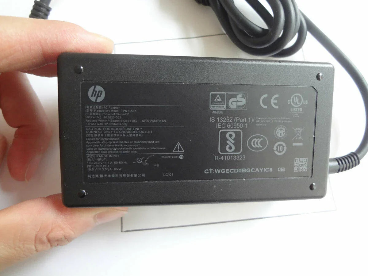 Compatible 19.5V 3.33A TPN-CA07 For HP 65W 470 G7 8VU28EA 913623-002 Charger - Image 2