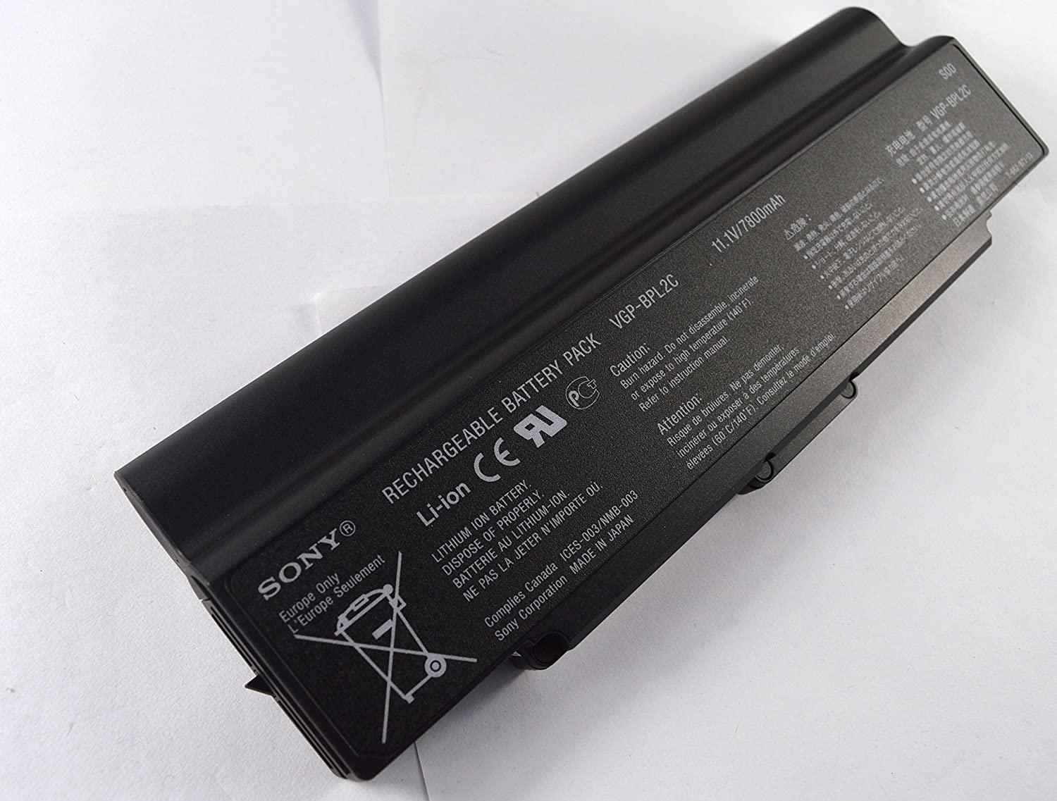 11.1V 7800mAh Compatible VGP-BPL2C VGP-BPL2 Sony VAIO VGN-N150G/W Series, C90HS C90NS C90S C11C VC22CH C12C 7200HZ BPS2C BPS2A BPS2B Laptop Battery - Image 2