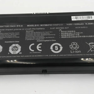 W370BAT-8 Clevo W350ET W350ETQ W37ET Sager NP6350 NP6370 Schenker Xmg A522 A722 6-87-W370S-4271 Laptop Battery