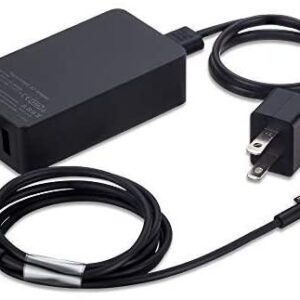 Replacement Laptop Adapter for Microsoft Surface Pro 3 Pro 4 Pro 5 (2017) 44W 15V 2.58a