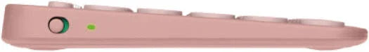 Logitech Pebble Keys 2 K380s Keyboard, Bluetooth 5.1 Connectivity, Up to 3 Multi-Device Pairing, Customizable Fn Shortcut Keys, 2x AAA Battery, English Layout, On / Off Button, Rose - Image 2