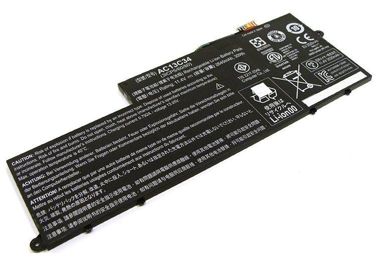 Acer Aspire E3-111 E3-112 E3-112M ES1-111 ES1-111M V5-122 V5-122P V5-132 V5-132P Laptop Battery AC13C34