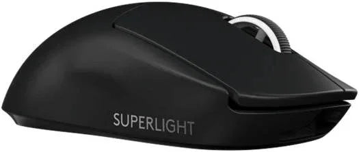 Logitech G Pro X Superlight Wireless Mouse, 2.4 GHz Connectivity, 40G Acceleration, 25600DPI Hero Optical Sensor, 70 Hour Battery Life, 5 Buttons, Windows/Mac Compatible, Black | 910-005881/910-005884