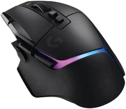 Logitech G502 X Plus Wireless Gaming Mouse, Lightspeed Wireless Connectivity, 8 Zone RGB Lighting, HERO 25K Sensor, 25600dpi Resolution, 40G2 Acceleration, USB-C, 120H Battery Life, Black