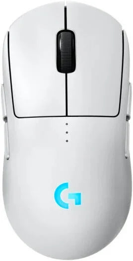Logitech PRO 2 LIGHTSPEED Wireless Gaming Mouse, Hero Sensor 2, 44000 DPI, 888 IPS, Lightsync RGB, Responsive Optical Sensor, 4-8 Programmable Buttons, Up to 95 Hours Battery, White